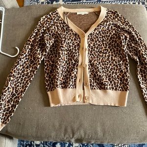 Cheetah XS copper key sweater
